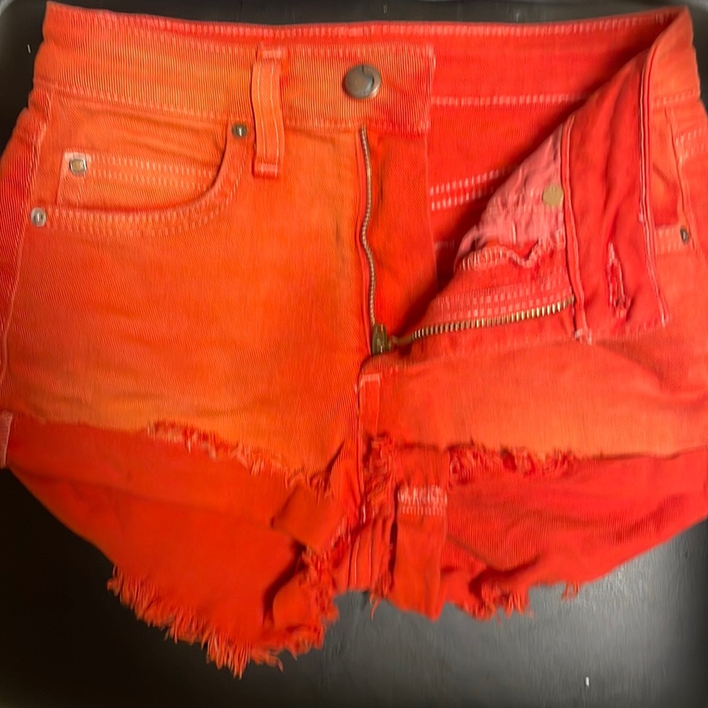 Joe jeans shorts orange